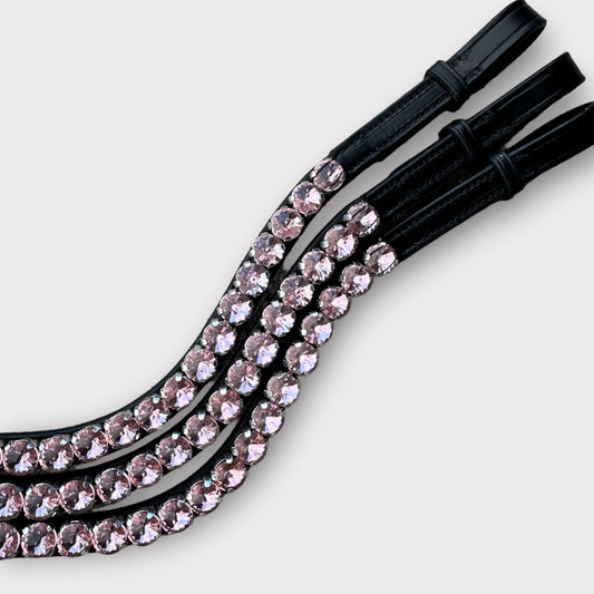 Rosey Pink Bling Browband